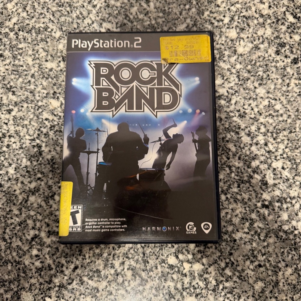 Rock‎ Band PlayStation 2 Game Disc Complete